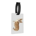 thumbnail image 7 of PAYOHTO Luggage Tags for Suitcases Corgi Dog PVC Lable for Travel Bag, 7 of 7