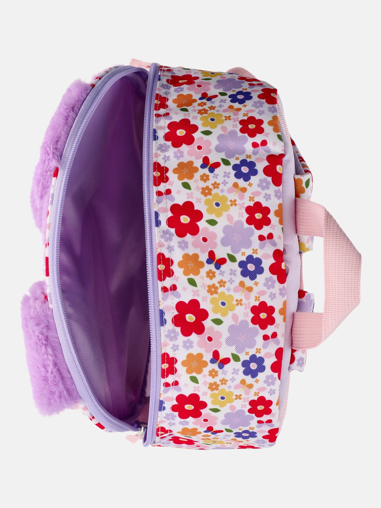 Wonder Nation Toddlers' 13.5" Floral Bunny Love Backpack, Soft Lilac