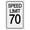 Warning Sign 4, variant on Speed Limit 75 Funny Vintage Tin Sign 8"x12" - Wall Art Decor Iron Poster for Home Farmhouse Bar Cafe Yard, Indoor Outdoor Speed Limit 75 Sign