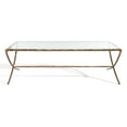 thumbnail image 2 of SAFAVIEH Couture Debbie Modern Metal Coffee Table, Brass, 2 of 10