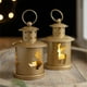 thumbnail image 3 of Christmas Vintage Candlestick Iron Art Cabin Christmas Style Decorative Accessories A, 3 of 5
