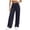 Navy, variant on SAWOBUUN Womens Wide Leg Yoga Pants Quick Dry High Elastic Waist Stretchy Fit Sweatpants Casual Gym Workout Pants