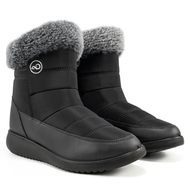 Ablanczoom Snow Boots Women Winter Shoes Warm Faux Fur Outdoors Ankle Booties