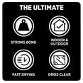 thumbnail image 4 of (5 pack) Aleene's Ultimate Clear Multi-Surface Adhesive Hardware Adhesive 1.5 fl oz Waterproof for Metal, Glass, Plastic, Wood, Fabric, Tile, 4 of 7