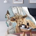 thumbnail image 4 of Christian Cross US American Flag Blanket Religious Decor Throw Blanket Jesus Faith Inspirational Blanket Gifts for Women Men Bedding Warm Soft Plush Fleece Flannel Blanket for Adults Kids 40"x50", 4 of 5