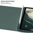 thumbnail image 3 of Bluetooth Keyboard Shockproof Auto Wake / Sleep Cover with Pencil Holder for iPad Air 2nd 1st Gen 9.7 inch Dark Green, 3 of 5