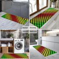 thumbnail image 2 of Rainbow Color Checkered Pattern Kitchen Rug Mat,Kitchen Runner Rugs Non Skid Washable,Decorative Kitchen Floor Mats for Kitchen,Sink,Laundry,17"X47", 2 of 5