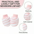 thumbnail image 5 of TELOLY 8 Pairs Baby Mittens,Cotton Mittens for Newborn Baby Boy,Newborn Mittens No Scratch,Style1, 5 of 6