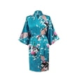 thumbnail image 6 of Lake Blue Mommy and Me Robes, Floral, Satin Feel, 6 of 9