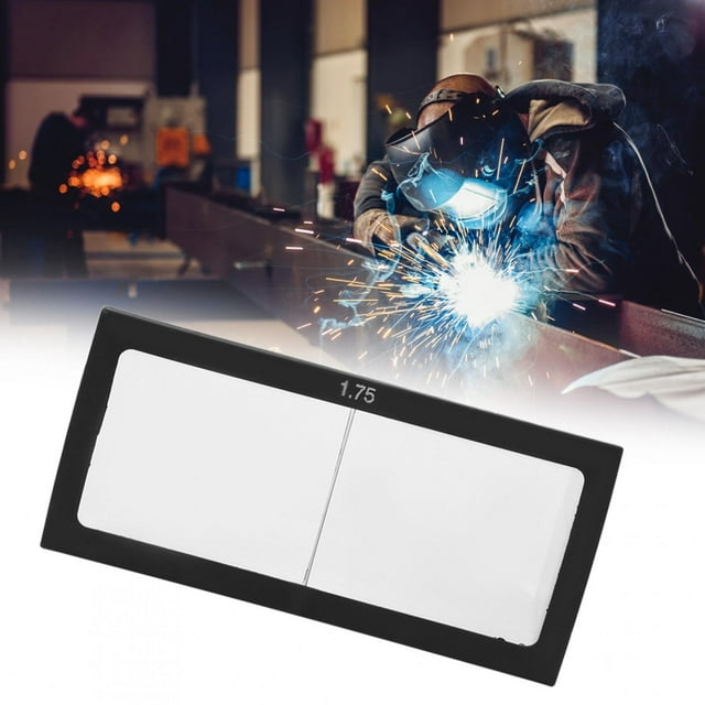 Welding Helmet Magnifier, Durable Reasonable Convenient Welding Glass Magnifier Lens For Arc Welding For Plasma Cutting For Protective Welding For Replacement 1.75