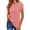Light pink, variant on Cap Sleeve Oversized T Shirts Loose Fit Blouses Women's Summer Casual Tops