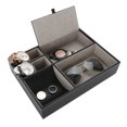thumbnail image 2 of FLAMEEN PU Storage Box, 5 Compartments Storage Box, For Storing Small Items Storage Supplies Desktop Storage Accessories Living Room, 2 of 8