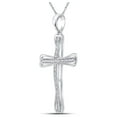 thumbnail image 2 of 1/10 Carat (Ctw J-K, I2-I3) Diamond Cross Pendant Necklace in Sterling Silver with Chain, 2 of 4