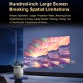 thumbnail image 2 of Projector,Support Tv Screen Technique 9.0 Video Tz-2 1080p Box Computer Laptop Theater Same Screen 5w With 1080p Theater Computer Laptop Function Built-in Display Same Video Support Technique Movie, 2 of 7