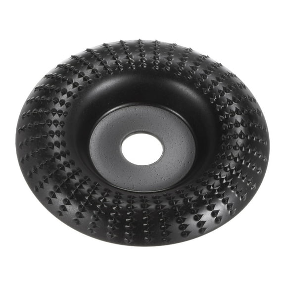 Uxcell Wood Carving Disk Grinder Wheel, 4" Arc Grinding Wheels with 5/8" Arbor