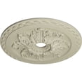 thumbnail image 3 of Ekena Millwork 23 5/8"OD x 3"ID x 2"P Bordeaux Deluxe Ceiling Medallion (Fits Canopies up to 4"), Hand-Painted Clear Yellow, 3 of 6