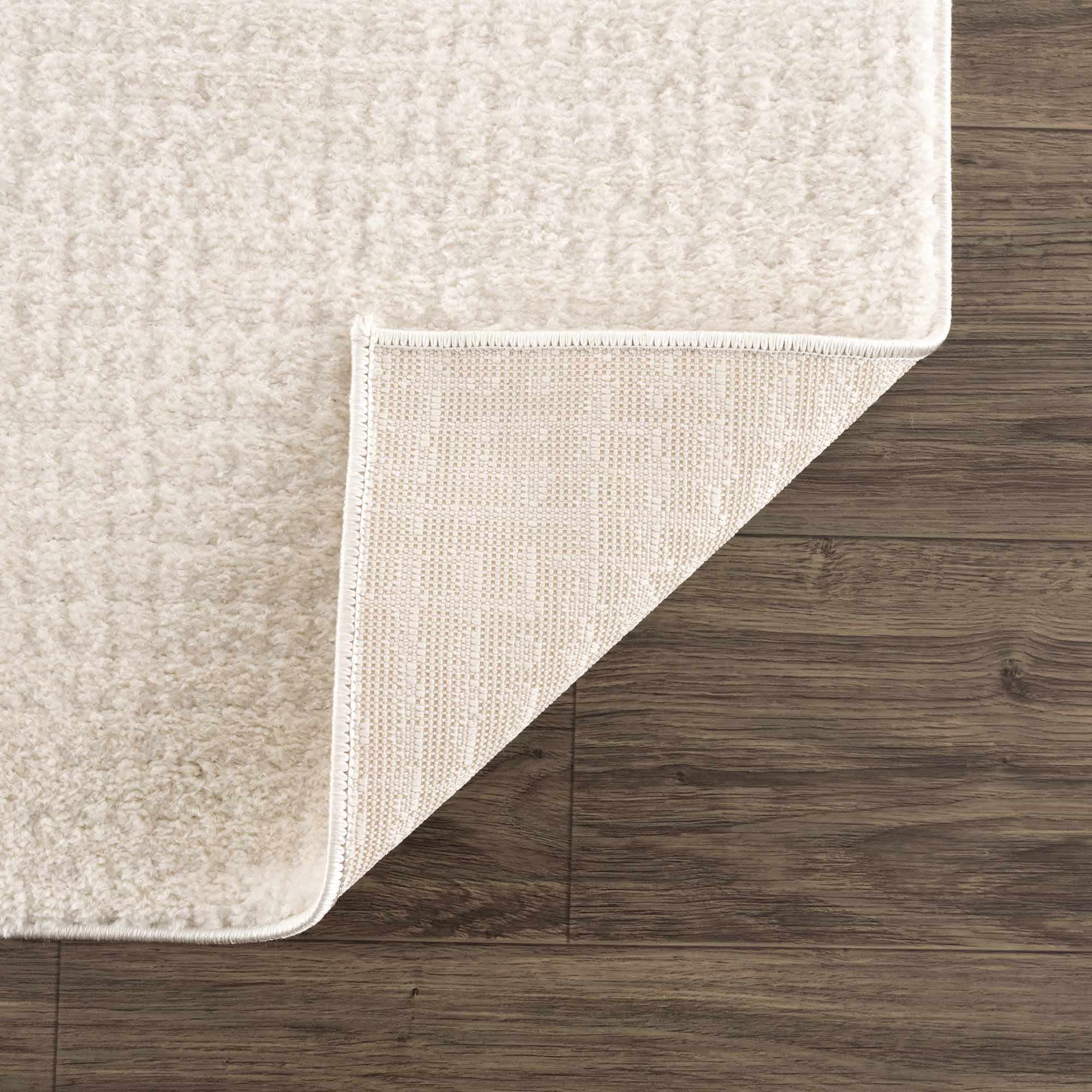 Hauteloom Matrix Living Room, Bedroom Area Rug - Contemporary - High Pile - Bone - 6'7" x 9'