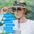 thumbnail image 3 of Mode Chapeau de Seau de camouflage jungle Chapeau de Seau à Large Bord, 3 of 7
