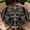 Black Mystical Tarot, variant on ARTSLION Round Outdoor Tablecloth For Up To 36in With Umbrella Hole & Zipper Waterproof Elastic Edge Fitted Table Cover Big Sunflower For Patio Picnic Party, Woodland Camo Texture