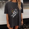 thumbnail image 4 of Tops Para Mujer Elegante Blusa Casual Camisas Para Hombre Moda Para Mujer Impresión Suelta Top de Manga Corta Jersey Odeerbi ODB168907, 4 of 8