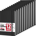 thumbnail image 1 of Cuaderno de diario BGUP tapa dura A5, rayado universitario, 200 páginas, paquete de 12, 1 of 7