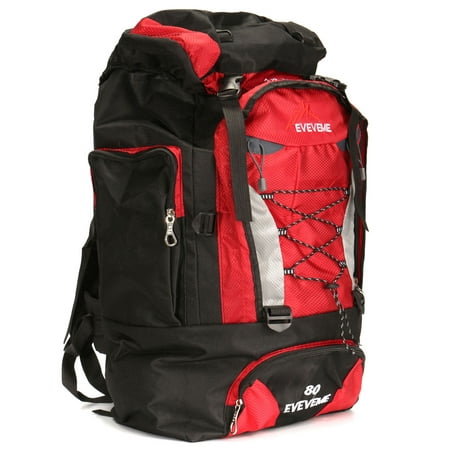 80L Waterproof Rucksack Backpack Luggage Bag Camping Hiking Travel Outdoor 4