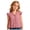 Red-8Yw, variant on Mnyotv Girls Dirndl Blouses Traditional Summer Plaid T Shirts Flutter Sleeve Ruffle V Neck Tops Size 9-10 Years