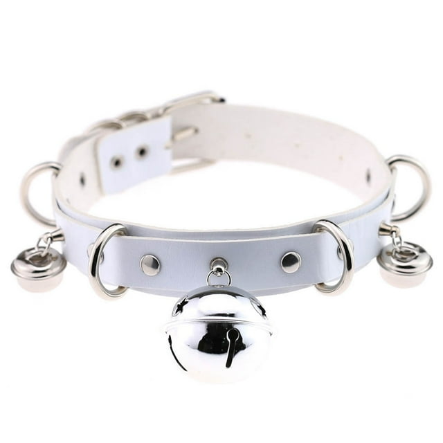 Collier pour Animaux en Faux Cuir : Collier de Sécurité pour Chat Robuste avec Clochette