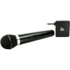 THE SINGING MACHINE SMM-107 Unidirectional Dynamic VHF Wireless Microphone with Microphone Receiver