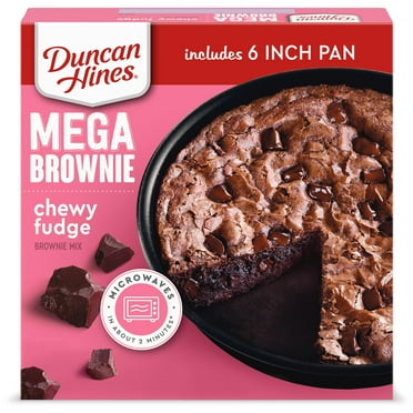 Pack of 2 - Duncan Hines Easy Brownie Kit Double Fudge Brownie Mix, 7.7 Oz