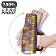 thumbnail image 6 of Autism Awareness Colorful Puzzle Piece Skinny Stainless Steel Tumbler with Handle and Straw, 40oz Water Tumbler Cup, Vacuum Insulated Double Wall Travel Tumbler, 6 of 7