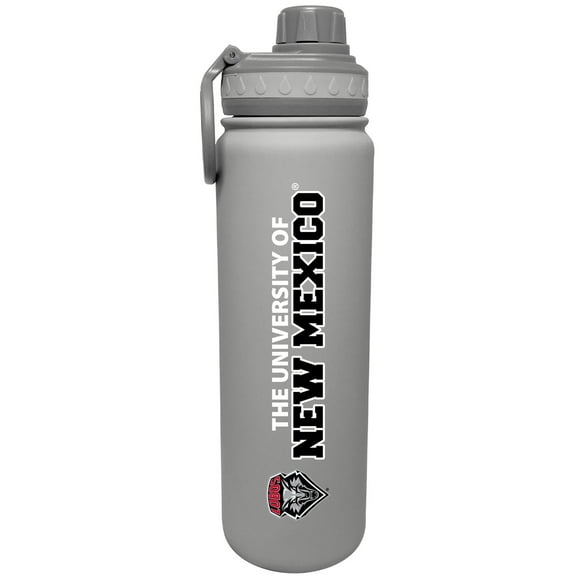 Gray New Mexico Lobos 24oz. Stainless Sport Bottle