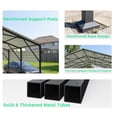 thumbnail image 2 of Patiowell 20'x30' Outdoor metal Carport,Heavy Duty Carport with UV-Resistant Roof, All-Weather Shelter for Cars, Trucks, Boats & Lawn Equipment, 2 of 6