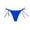Blue, variant on Women Bikini Bottoms Full Coverage Bikini Purple Mid Rise High Leg Bikini Bottom Beach Swimwear
