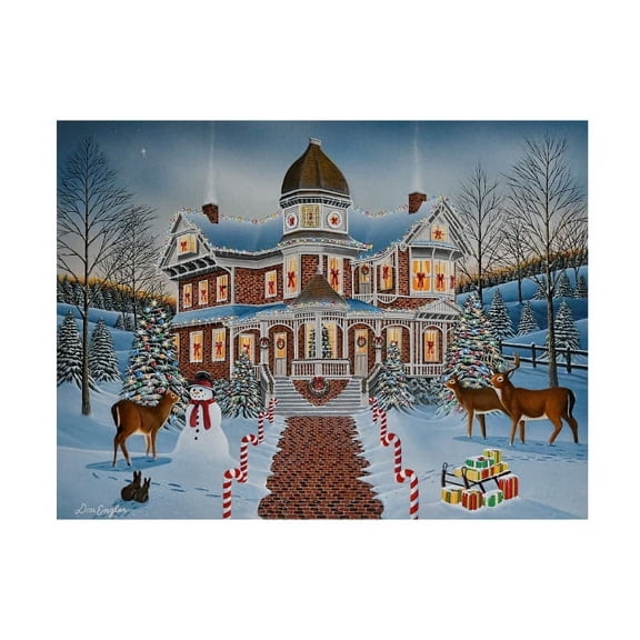 Don Engler 'Merry And Bright' Canvas Art