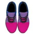 thumbnail image 2 of Bisexual Flag Shoes Womens Mens Tennis Sneakers Lightweight Athletic Running Shoes Black Size 12, 2 of 7