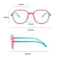 thumbnail image 3 of Visland Children Blue Light Blocking Glasses, Fashion PC Dual Colors Anti-Blue Light Flat Eyeglasses for Kids Boys and Girls Playing Computer Daily Wear, 3 of 8
