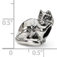 thumbnail image 4 of 925 Sterling Silver Charm For Bracelet Ragdoll Cat Bead Animal, 4 of 8