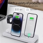  Wireless Charging,Stand with Cable and Charger Magnetic,wireless fast charging base, multifunctional interface charger