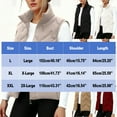 thumbnail image 3 of EOYWHK Puffer Vests for Women Quilted Jacket Sleeveless Full Zipper Stand Collar Cotton Down Outerwear, 3 of 9