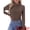 Coffee, variant on Women's Mock Turtle Long Sleeve Shirts Fall Winter Warm Top XX Large Balck