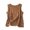 Coffee, variant on Fiber Breathable V Neck Color Style Casual Functional Sleeveless Tunic Top (No Ingredient Label Required) Vest Women