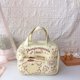 thumbnail image 1 of Sanurgente Pu My Melody Cinnamoroll Kuromi Purin Kt Cat Bolso de dibujos animados Lonchera grande a cuadros Kawaii Bolso de mano con múltiples bolsilloszhangyuxiang, 1 of 4