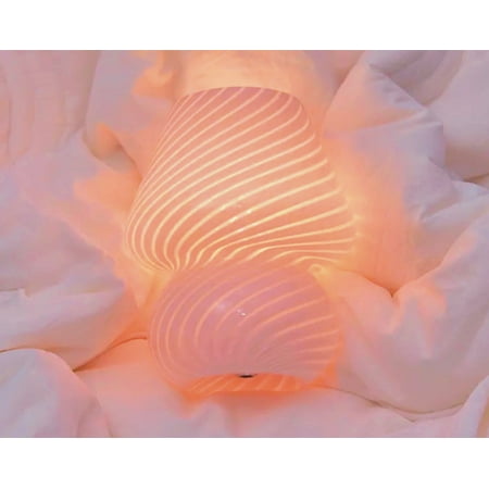 

Glass Mushroom Lamp Minimalist NightLight Gift For Kids Nordic Desk Decor Mid Century Modern Bedside Mood Lamp Stained Glass Night Lamp
