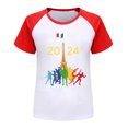 thumbnail image 1 of Chemises pour Filles Adolescentes Manches Courtes T-Shirt Tendance Cadeau pour Fans de Filles Hauts pour Filles, T-Shirts Rouges 10 Ans-11 Ans, 1 of 4
