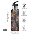 thumbnail image 5 of ALAZA Cool Horse Water Bottle Insulated Flask Stainless Steel Straw Lid 20 oz, 5 of 6
