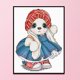 thumbnail image 3 of Wdftyju 11CT punto de cruz parcial vestido azul conejo estampado DIY arte 25x30cm (1324) Wdftyju 6xt9uw4ab2ms1mh8D03, 3 of 8
