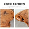 thumbnail image 6 of Coffee Table, Wood Side Table End Table with Natural Holes or Cracks Pattern Desktop, 6 of 8