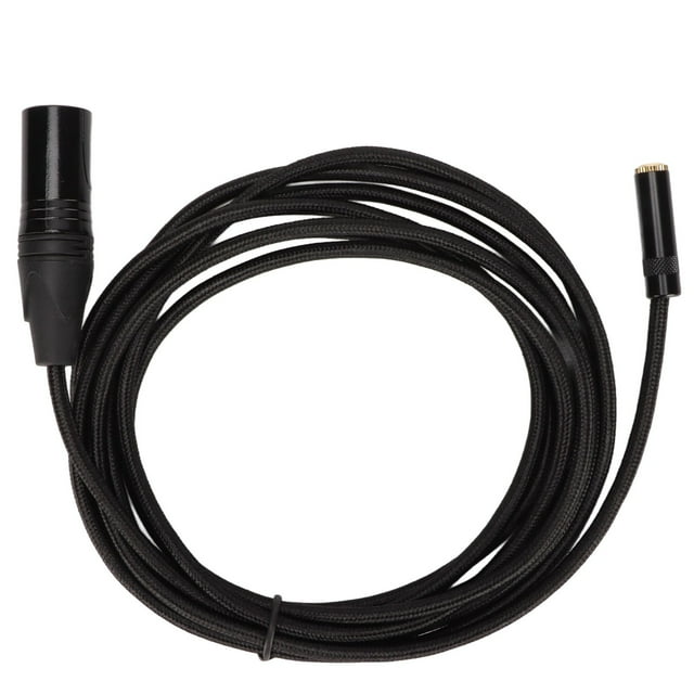 Cable conector XLR de 3 pines hembra a 3,5 mm macho con carcasa de aleación de aluminio para mezclador, amplificador y micrófono