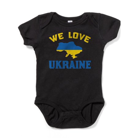 

CafePress - We Love Ukraine Body Suit - Cute Infant Bodysuit Baby Romper